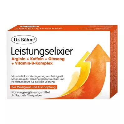DR.BÖHM Performance Elixir šumivé granule, 14 ks