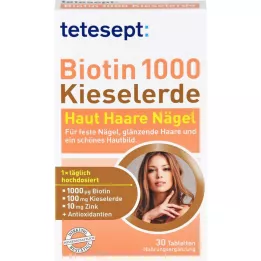 TETESEPT Biotin 1000 křemičité potahované tablety, 30 ks