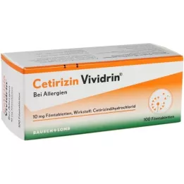 CETIRIZIN Vividrin 10 mg potahované tablety, 100 ks