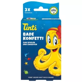 TINTI Koupelnové konfety v balení 3X6 g
