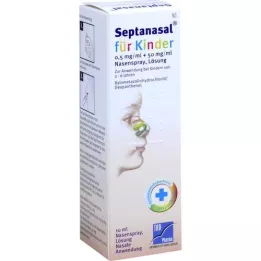 SEPTANASAL pro děti 0,5 mg/ml + 50 mg/ml Nasens., 10 ml