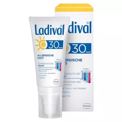 LADIVAL gel pro alergickou pokožku LSF 30, 50 ml