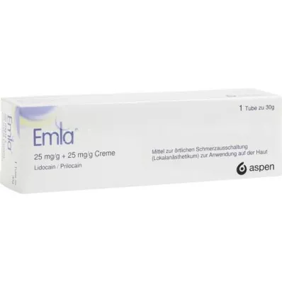 EMLA 25 mg/g + 25 mg/g krému, 30 g