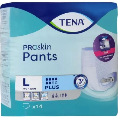 TENA PANTS plus jednorázové kalhoty L, 14 ks