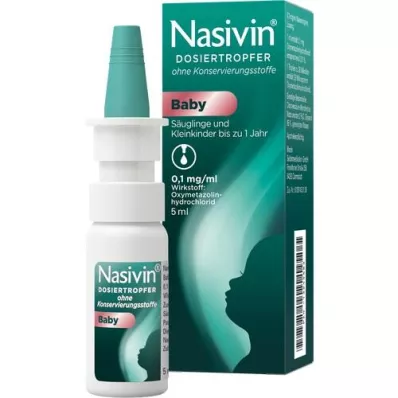 NASIVIN Dávkovací kapátko bez konz. dítěte, 5 ml