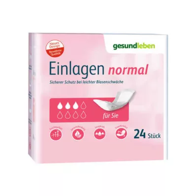 Zdravě žijící vložky normální, 24 kusů