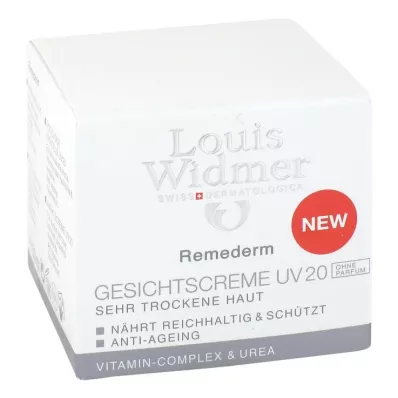 WIDMER Remederm krém na obličej UV 20 bez vůně, 50 ml