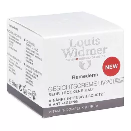 WIDMER Remederm krém na obličej UV 20 bez vůně, 50 ml