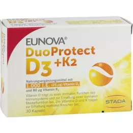 EUNOVA DuoProtect D3+K2 1000 I.E./80 μg Kapsle, 30 ks