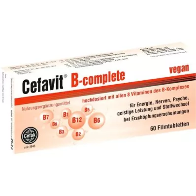 CEFAVIT B-kompletní potahované tablety, 60 ks