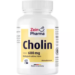 CHOLIN 600 mg čisté z bitartrátu veg.kapsle, 60 ks