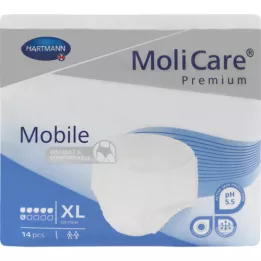 MOLICARE Kapky Premium Mobile 6 velikosti XL, 14 ks