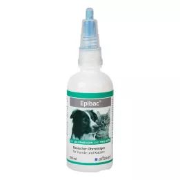 Epibac alkalický roztok na čištění uší pro psy/kočky, 100 ml