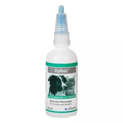 Epibac alkalický roztok na čištění uší pro psy/kočky, 100 ml