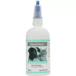 HEXOCLEAN Kyselý čistič uší pro psy a kočky, 150 ml
