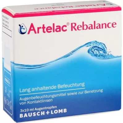 ARTELAC Rebalance oční kapky, 3x10 ml