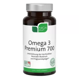 NICAPUR Omega-3 Premium 700 kapslí, 60 kapslí