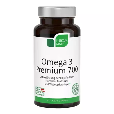 NICAPUR Omega-3 Premium 700 kapslí, 60 kapslí