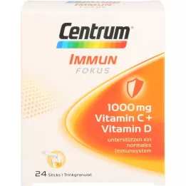 CENTRUM Focus Immune 1000 mg Vitamin C+D tyčinky, 24 ks