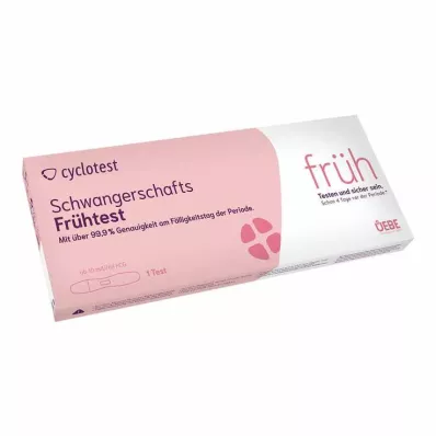 Cyclotest časný těhotenský test 10 Mlu / ml moči, 1 ks