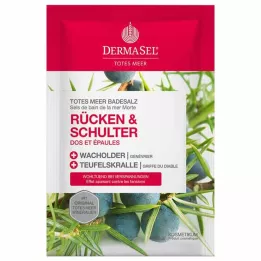 DERMASEL Koupelová sůl z Mrtvého moře zadní &amp; Rameno, 80 g