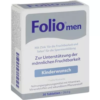 FOLIO tablety pro muže, 30 ks