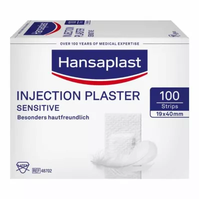 Injektážní omítky Hansaplast Sensitive 1,9x4 cm, 100 ks