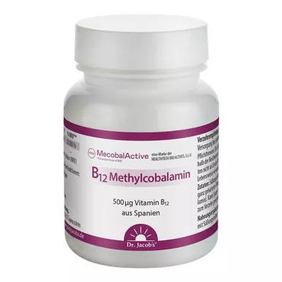 B12 Methylcobalamin Pastilky Dr.Jacobs, 60 ks