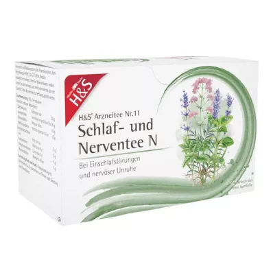 H&amp;S® spací a nervový čaj N filtrační sáčky, 20X2,0 g