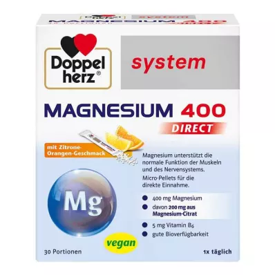 Doppelherz systém Magnesium 400 Direct Pellets, 30 ks