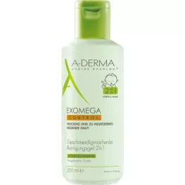 A-DERMA EXOMEGA CONTROL Čisticí gel 2v1, 200 ml