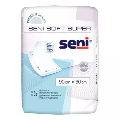 Seni Soft Super podložky na ochranu postele 90x60 cm, 5 ks