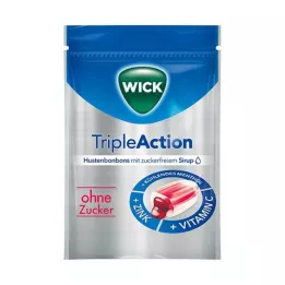 WICK TripleAction Menthol &amp; Cassis o.Zucker Bon., 72 g