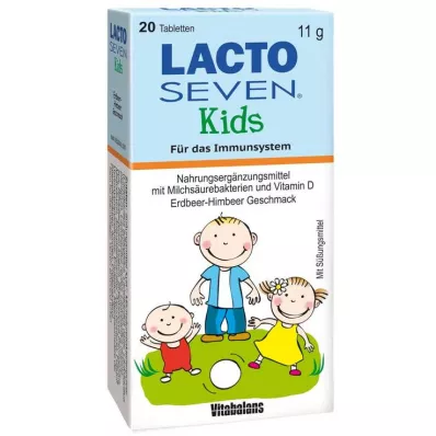 Tablety Lacto Seven Kids, 20 ks