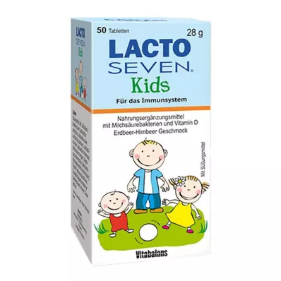 Tablety Lacto Seven Kids, 50 ks Tablety Lacto Seven Kids, 50 ks