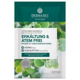 DERMASEL Koupelová sůl z Mrtvého moře za studena &amp; Breath Free, 80 g