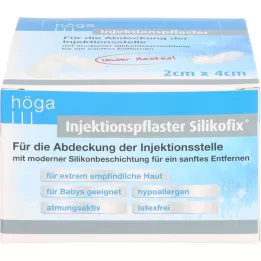 INJEKTIONSPFLASTER Silikofix 2x4 cm Höga, 100 ks