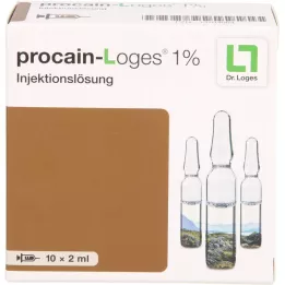 PROCAIN-Loges 1% injekční roztok v ampulích, 10X2 ml