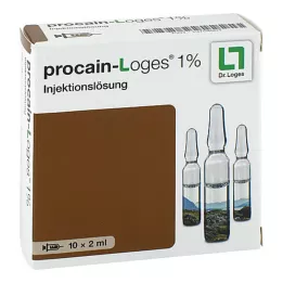 PROCAIN-Loges 1% injekční roztok v ampulích, 10X2 ml