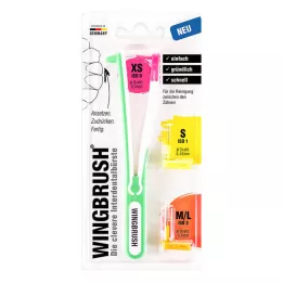 Wingbrush startovací sada mezizubní kartáček 3 kartáčky, 1 kus