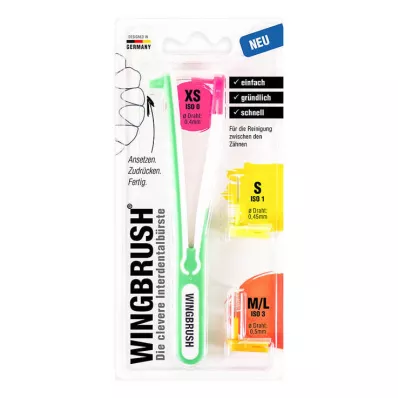 Wingbrush startovací sada mezizubní kartáček 3 kartáčky, 1 kus