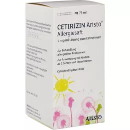 CETIRIZIN Aristo Allergy Juice 1 mg/ml perorální roztok, 75 ml