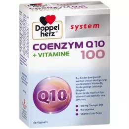DOPPELHERZ Koenzym Q10 100+Vitamíny systémové kapsle, 60 kapslí
