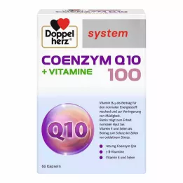 DOPPELHERZ Koenzym Q10 100+Vitamíny systémové kapsle, 60 kapslí