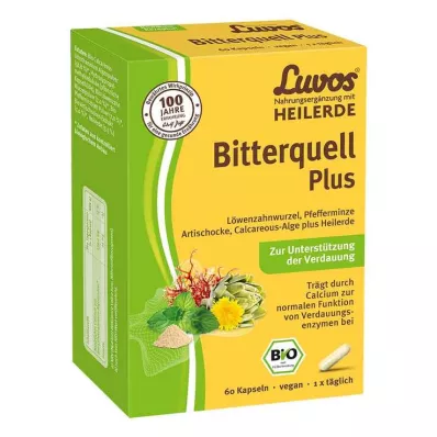 Luvos Healing Clay Organic Bitterquell Plus Kapsle, 60 ks