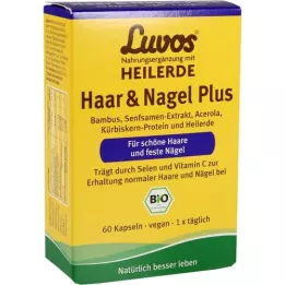 LUVOS Organic Hair Healing Earth &amp; Nail Plus Capsules, 60 ks