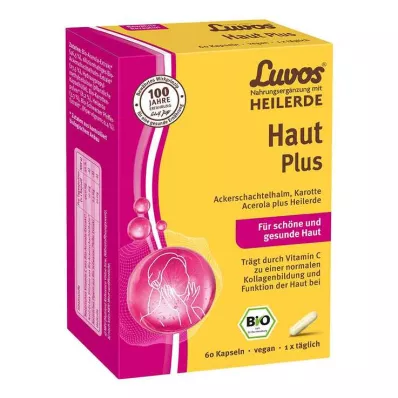 Luvos Healing Clay Organic Skin Plus Capsules, 60 ks