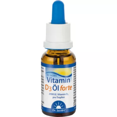 VITAMIN D3 ÖL forte Dr.Jacobs drops, 20 ml