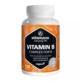 VITAMIN B COMPLEX extra vysoká dávka veganských tbl, 120 ks