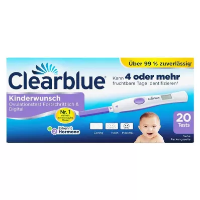 Clearblue Ovulation Test Advanced &amp; Digital, 20 ks